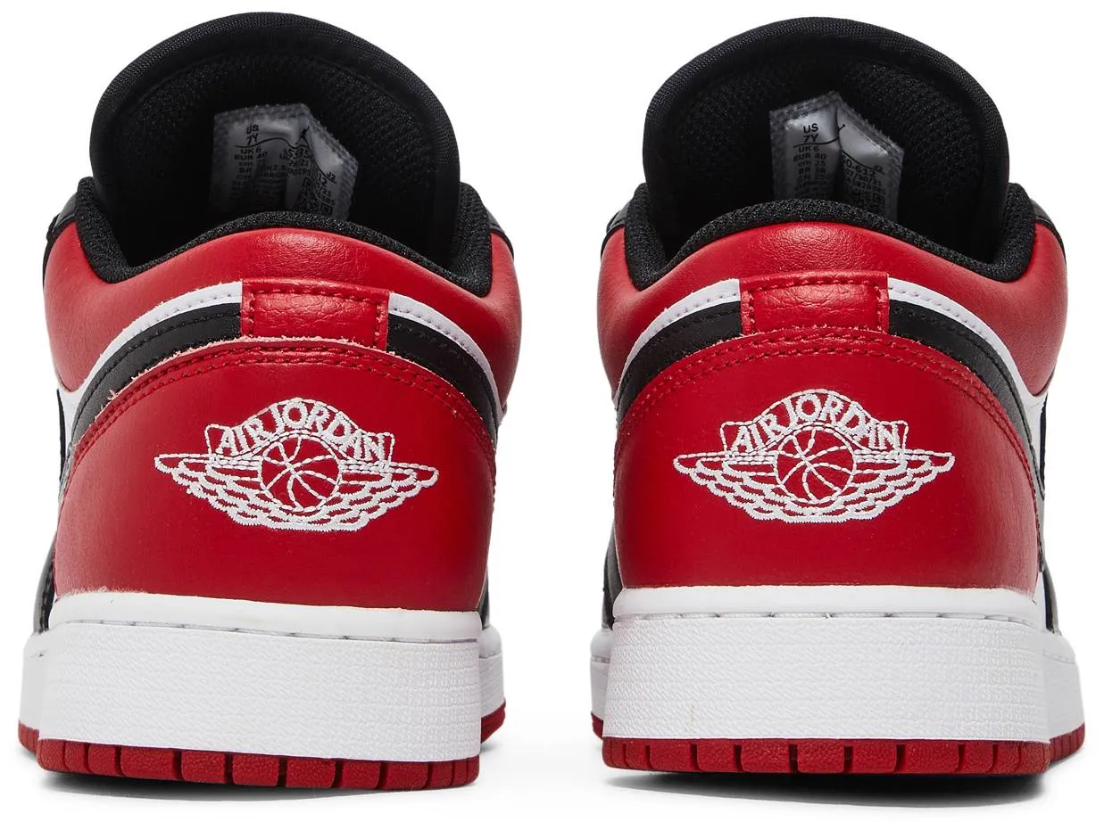 Air Jordan 1 Low GS 'Bred Toe'