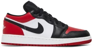 Air Jordan 1 Low GS 'Bred Toe'