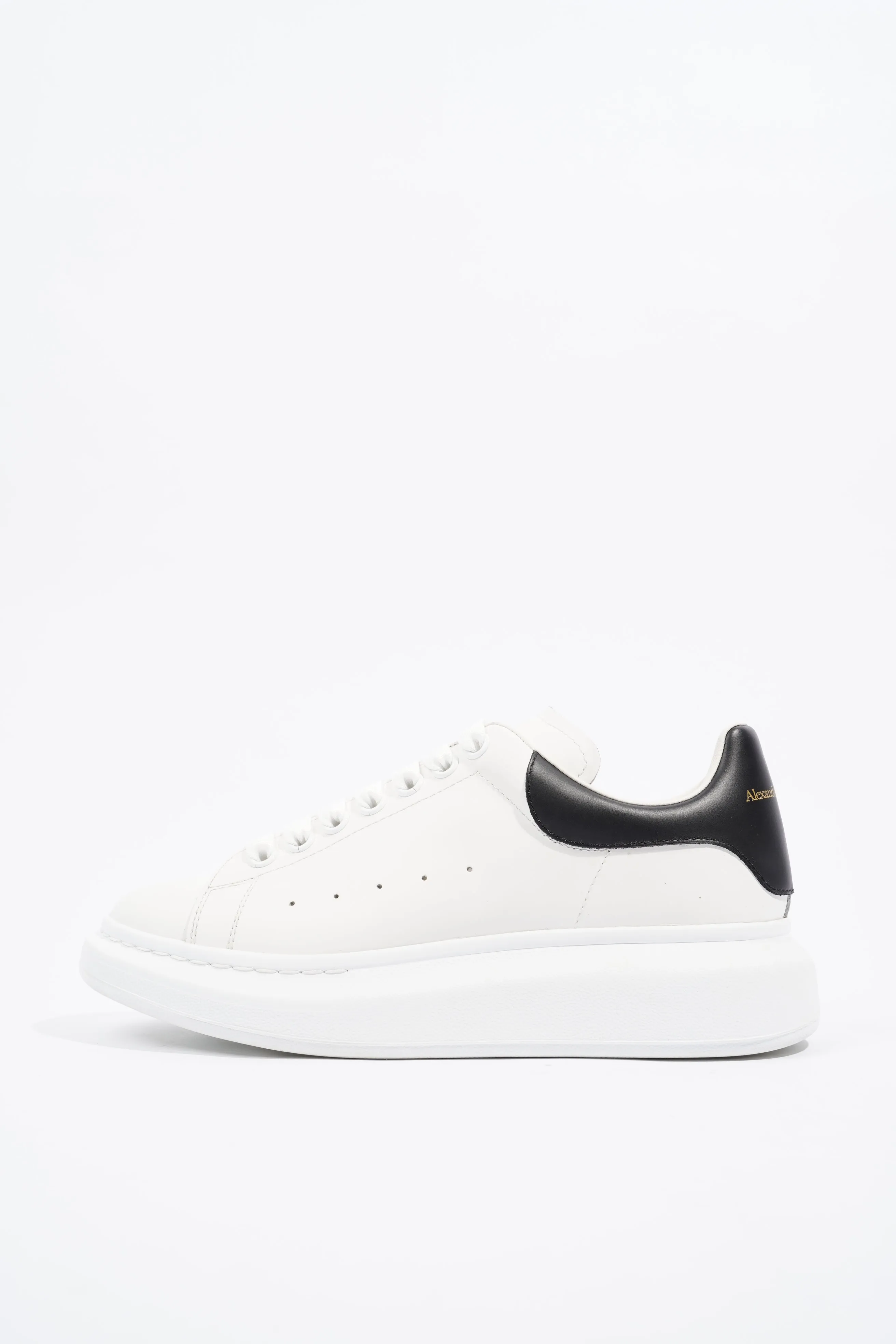 Alexander McQueen Oversized Sneaker White / Black Tab EU 39 / UK 5