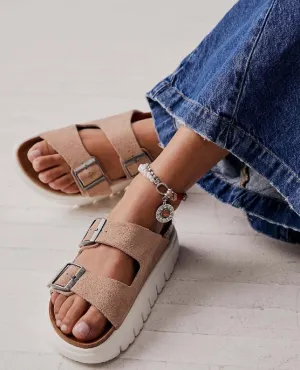Arizona Chunky Birkenstock Sandals Warm Sand