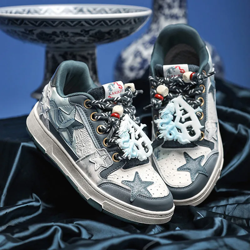 Aule Blue Porcelain Vibes Sneakers