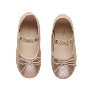 Ballet Flats in Bubblegum Shimmer