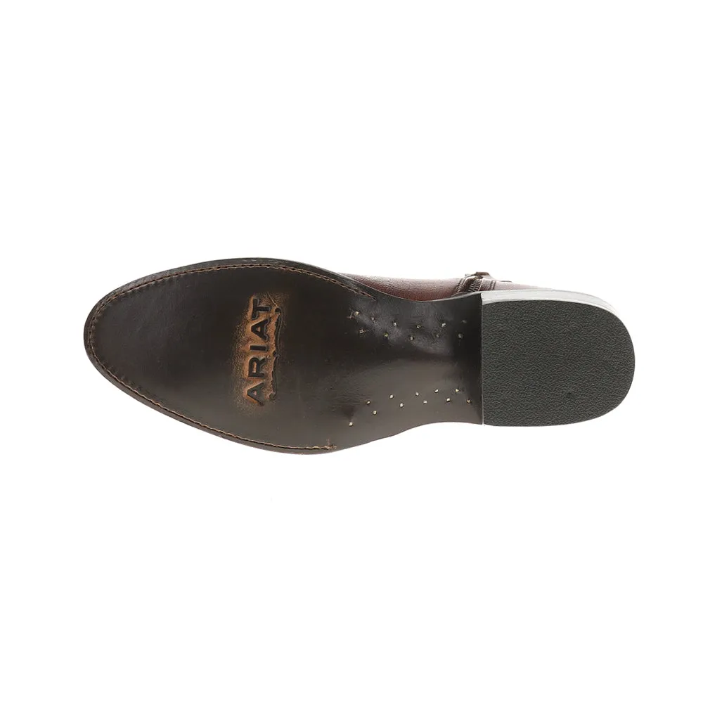 Barrett Western Round Toe Zippered Boots