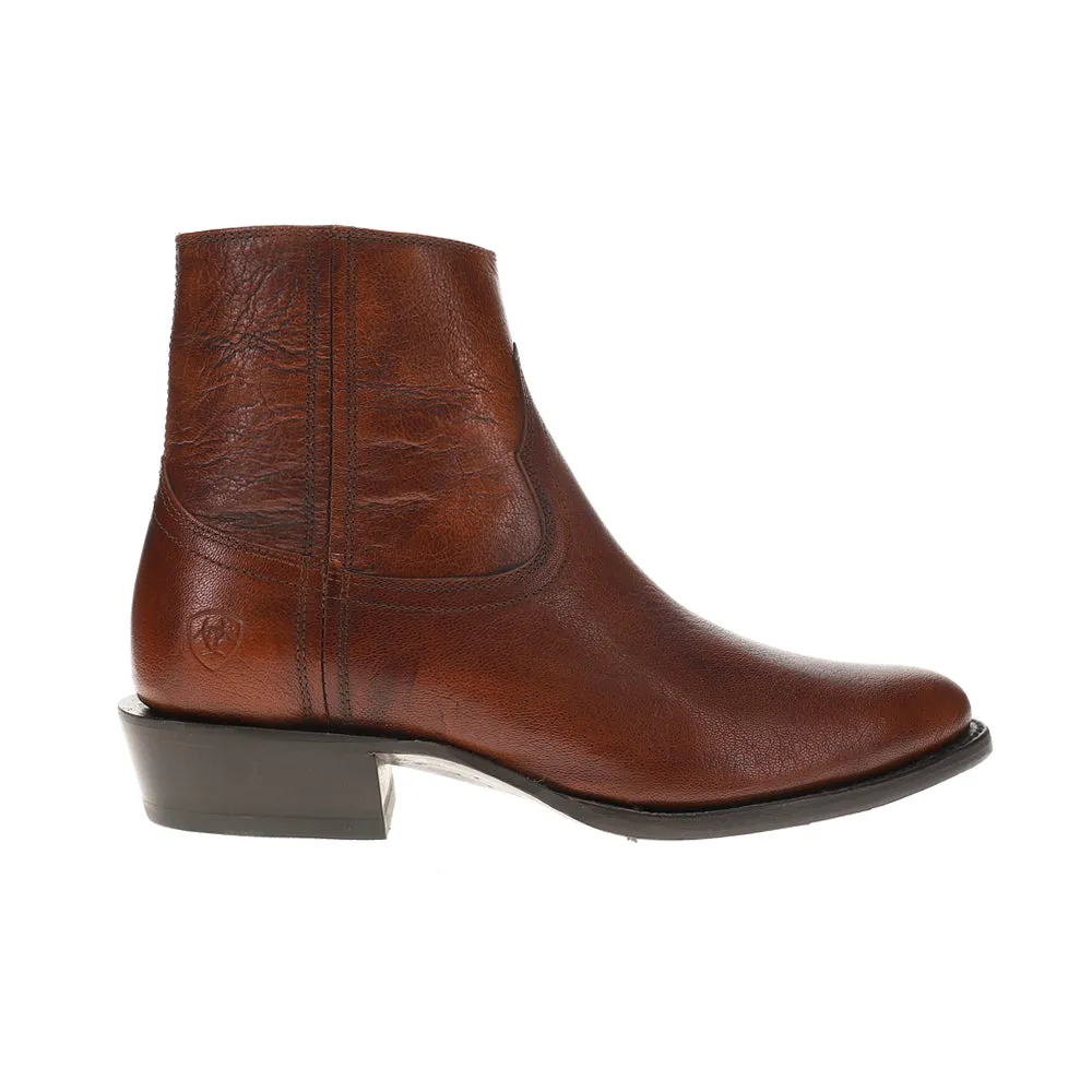 Barrett Western Round Toe Zippered Boots