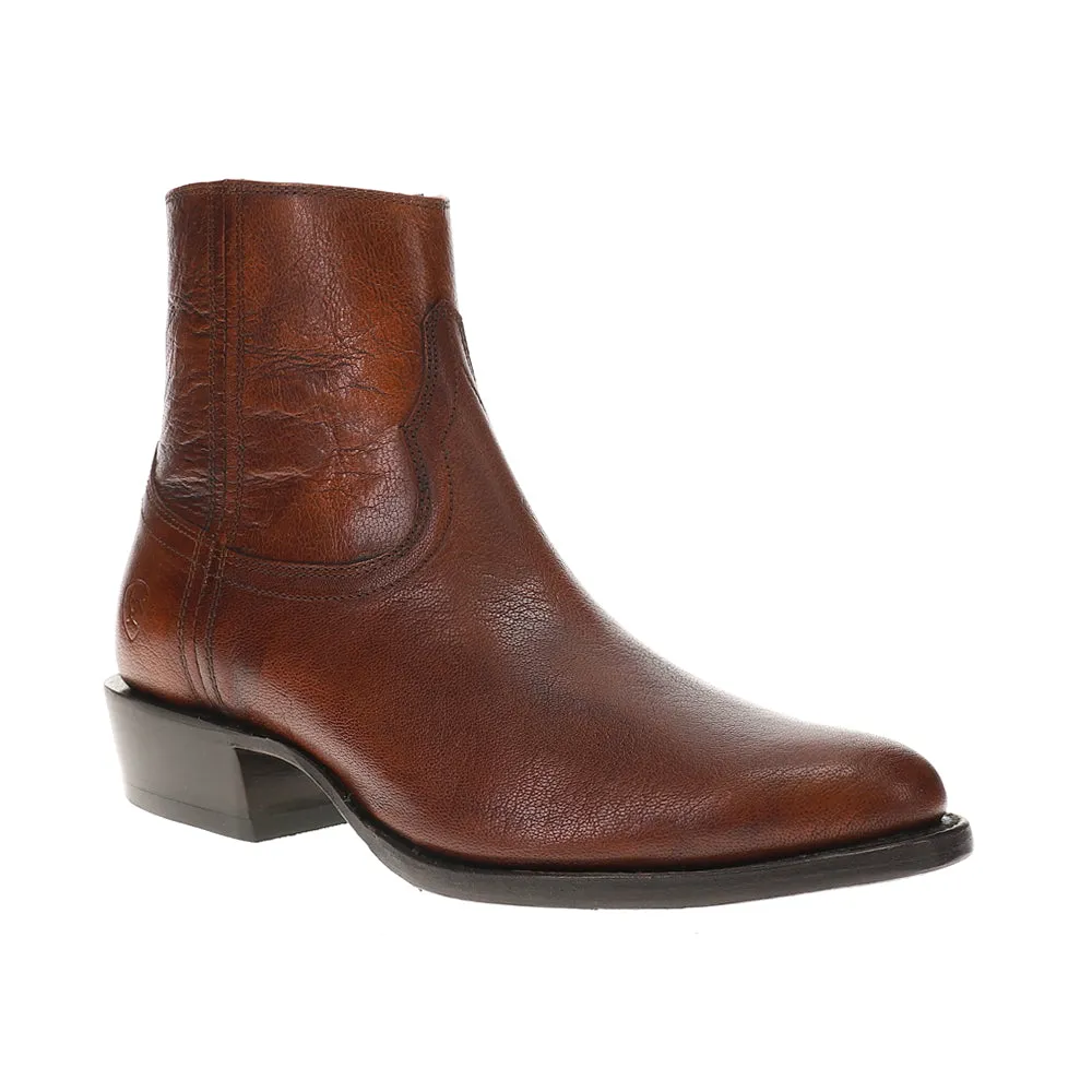 Barrett Western Round Toe Zippered Boots