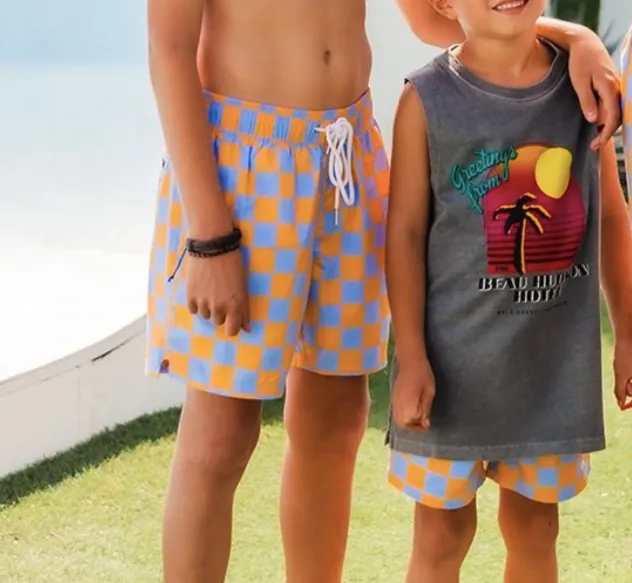 Beau Hudson - Checkmate Swim Shorts