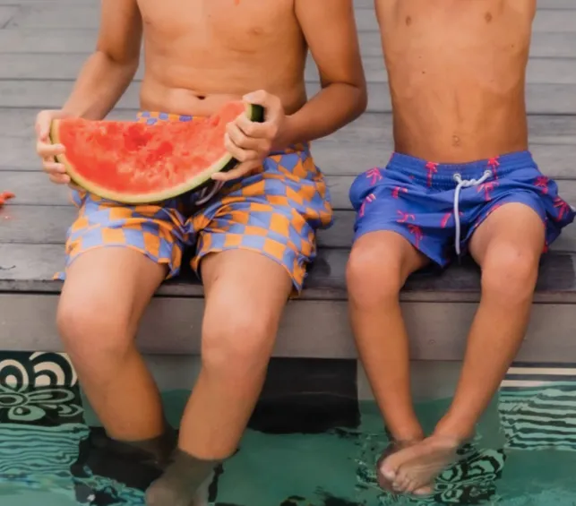 Beau Hudson - Checkmate Swim Shorts