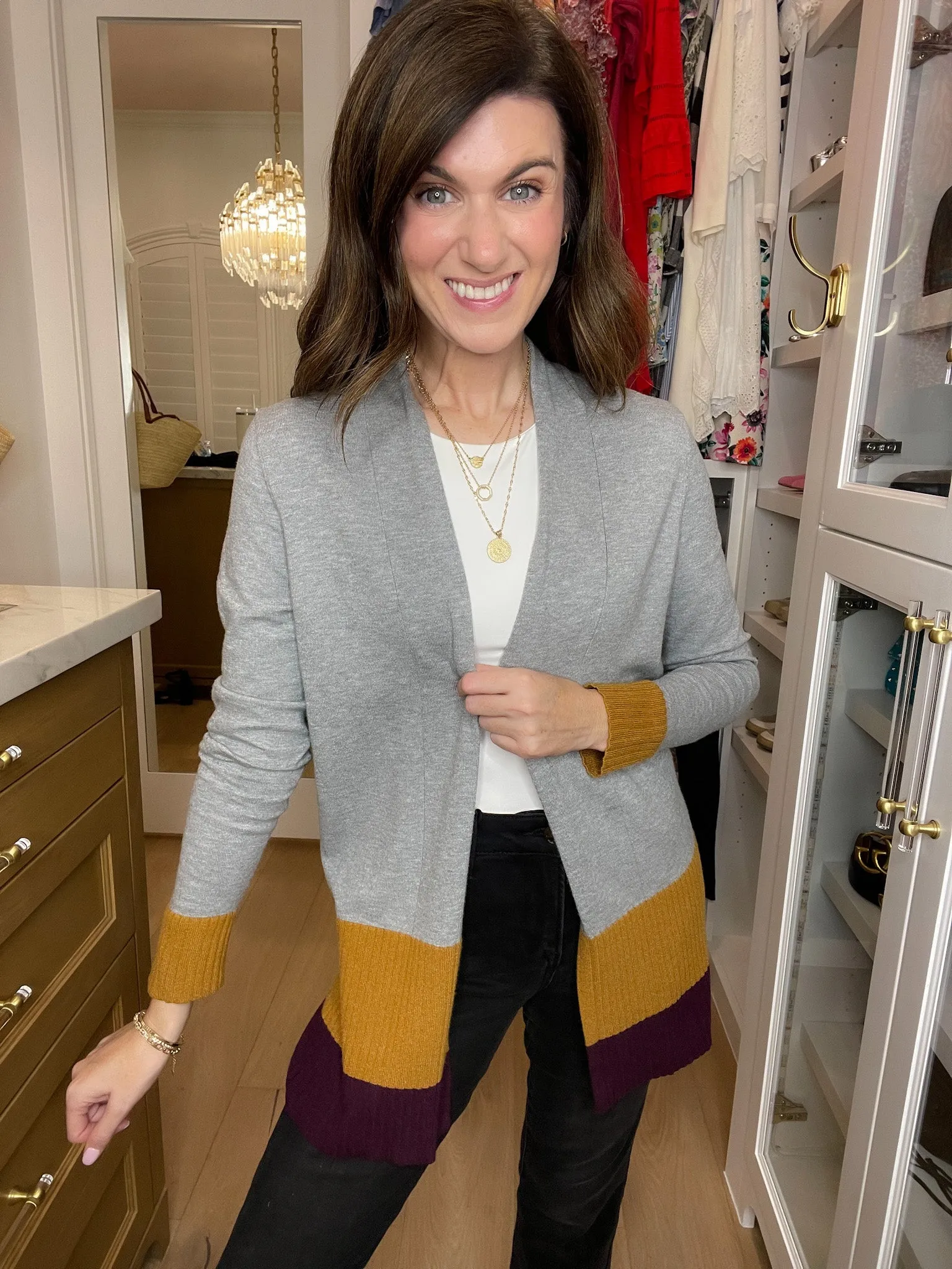 *BELLES & DOORBUSTER* Peabody Color Block Cardigan