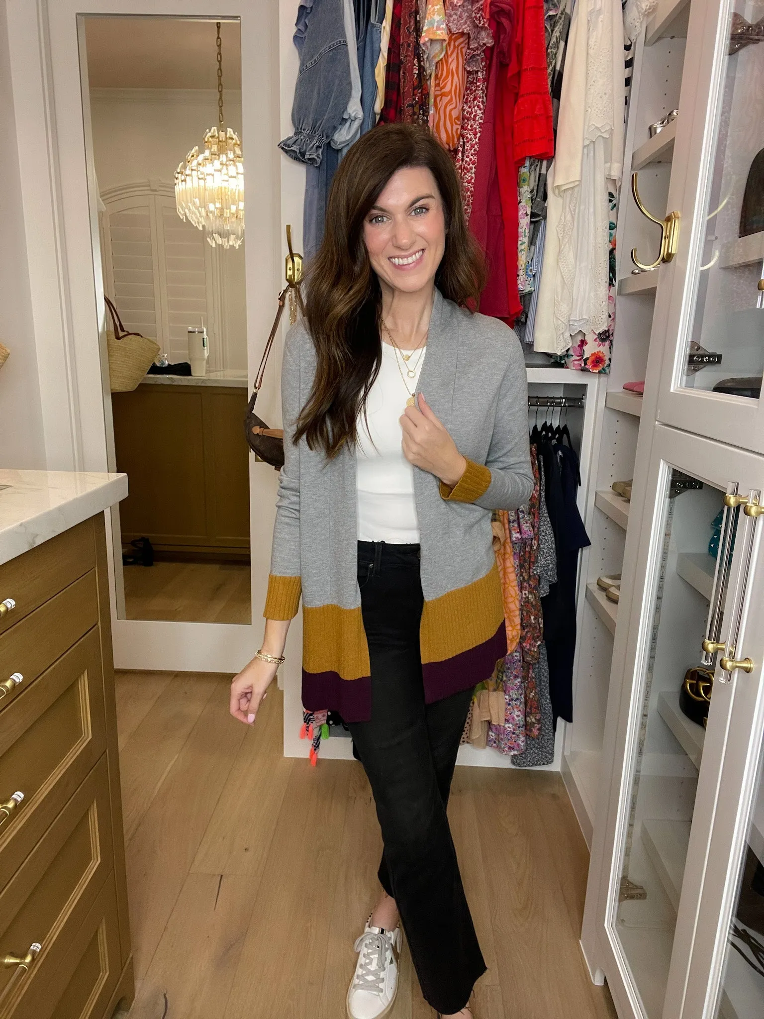 *BELLES & DOORBUSTER* Peabody Color Block Cardigan