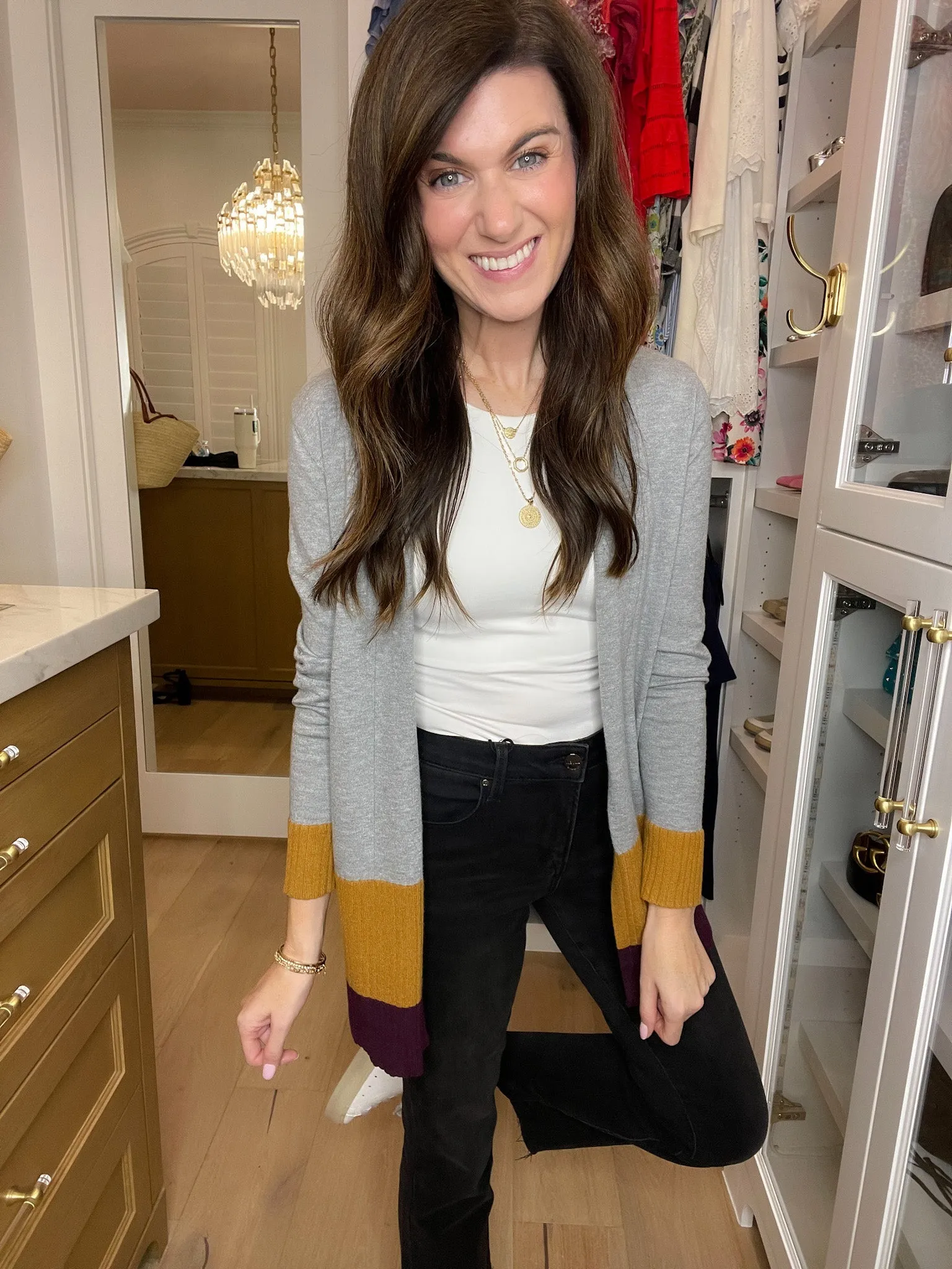 *BELLES & DOORBUSTER* Peabody Color Block Cardigan