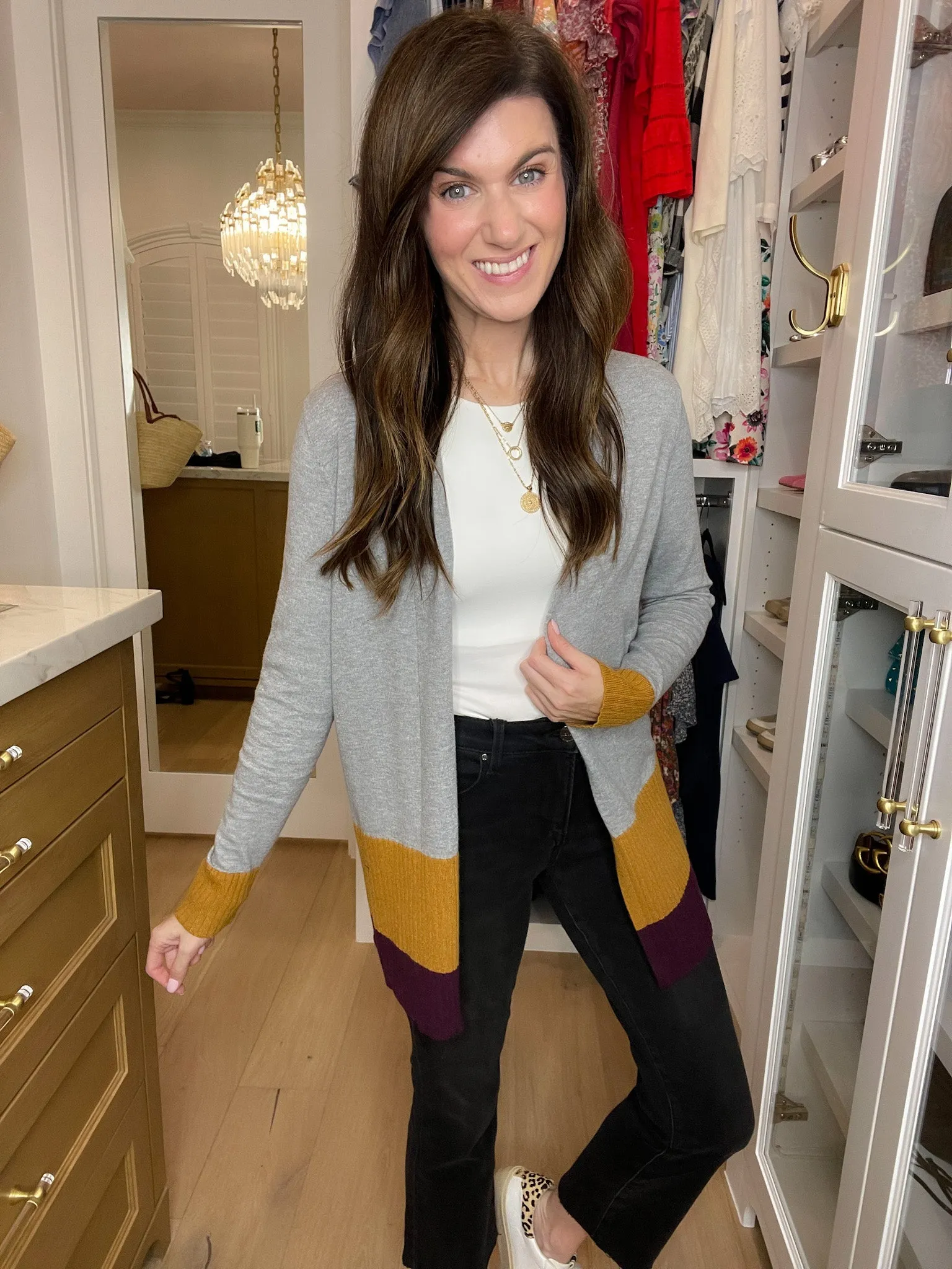 *BELLES & DOORBUSTER* Peabody Color Block Cardigan