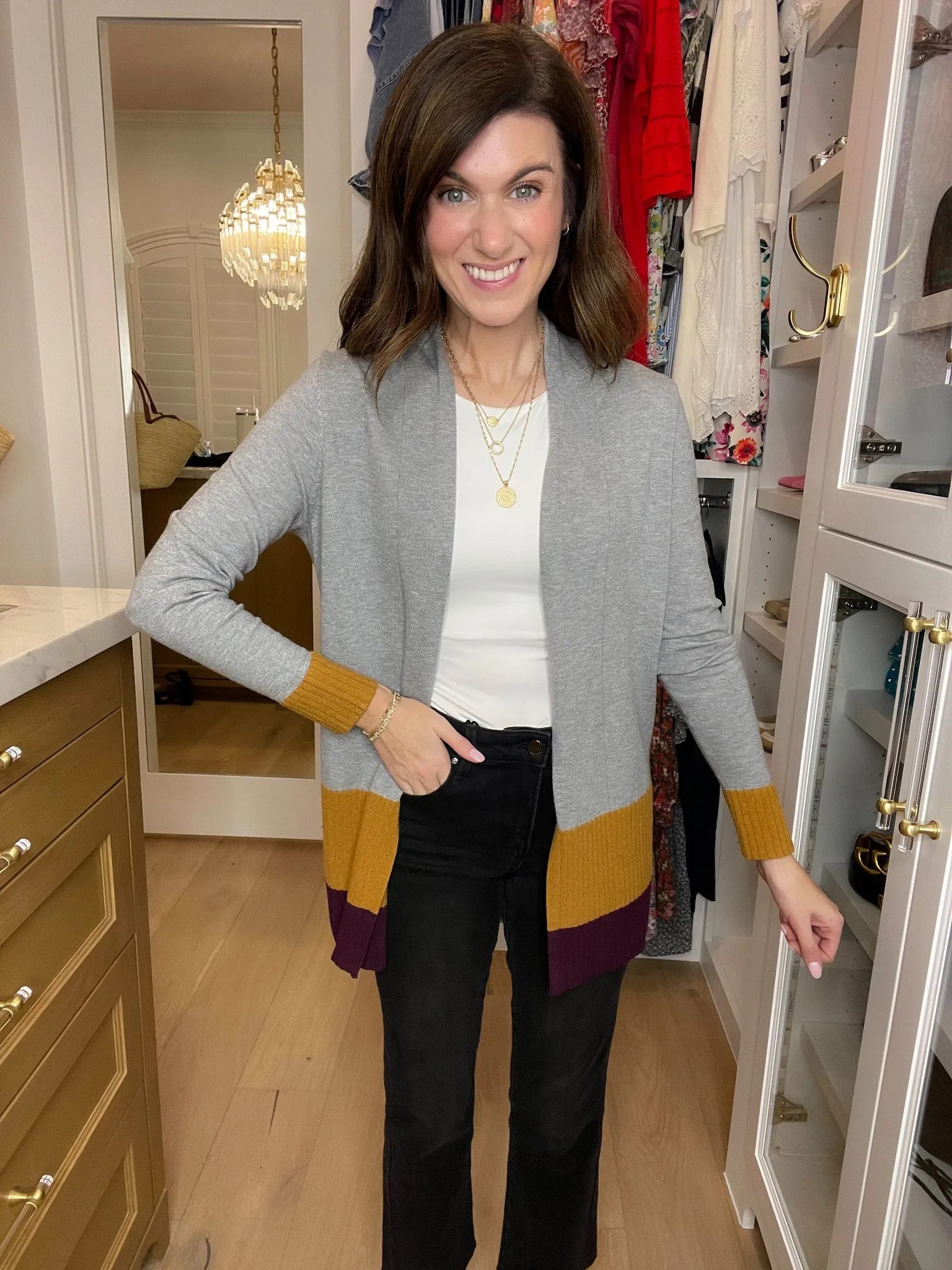 *BELLES & DOORBUSTER* Peabody Color Block Cardigan