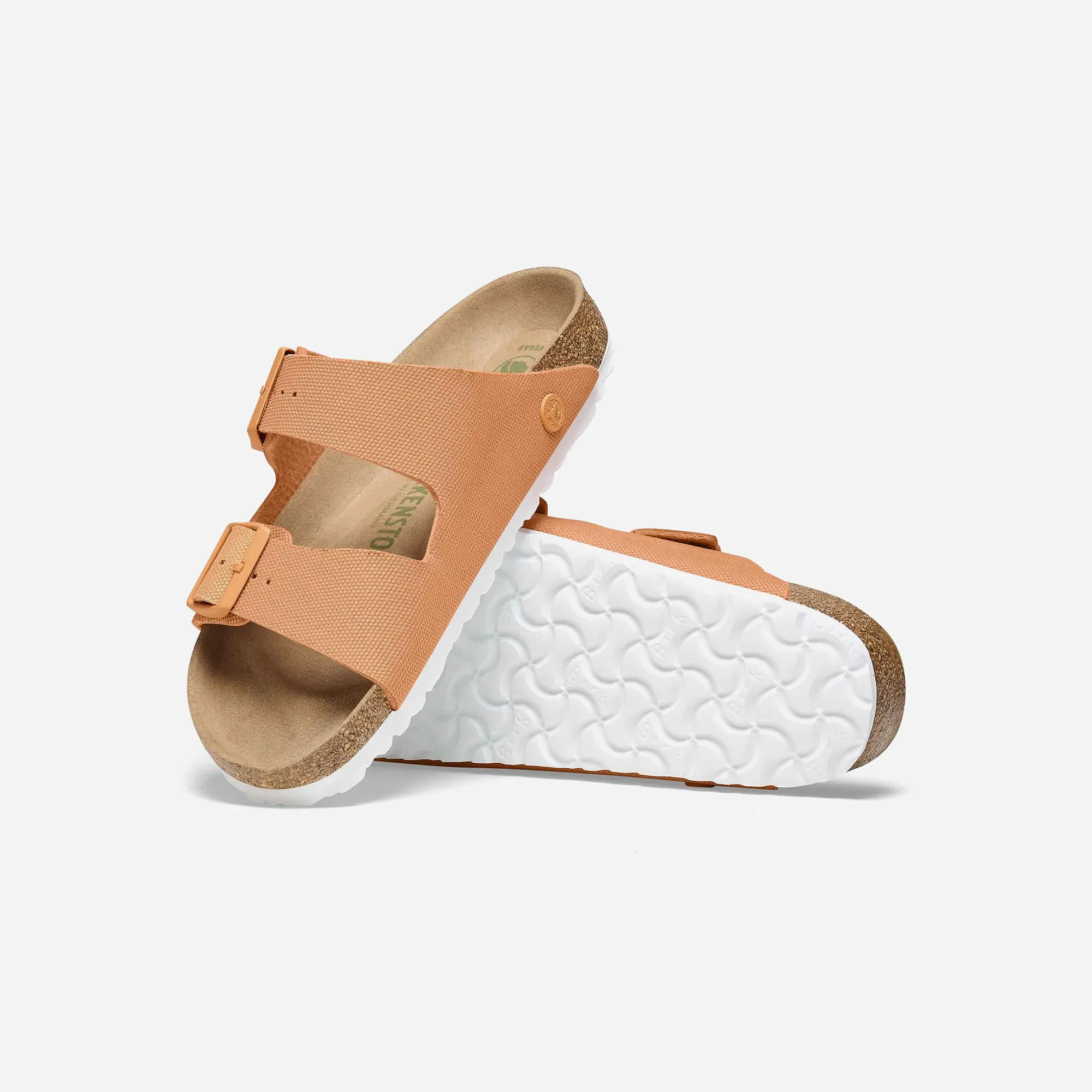 Birkenstock Arizona TEX Canvas Papaya VEG WMNS