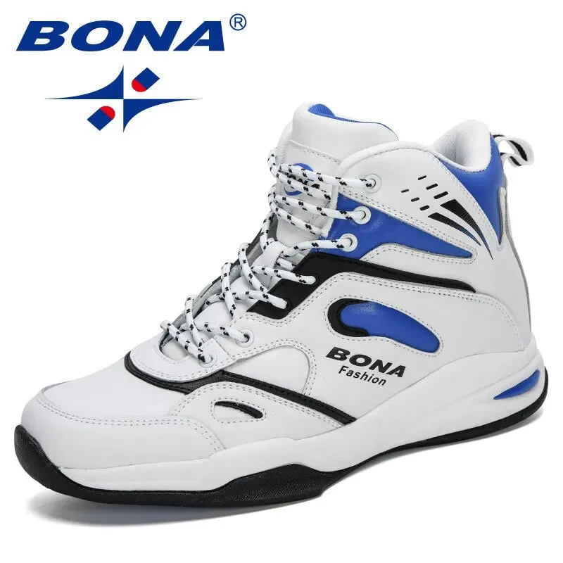BONA  Basketball Shoes Men Cushioning Light Trendy Sneakers Man