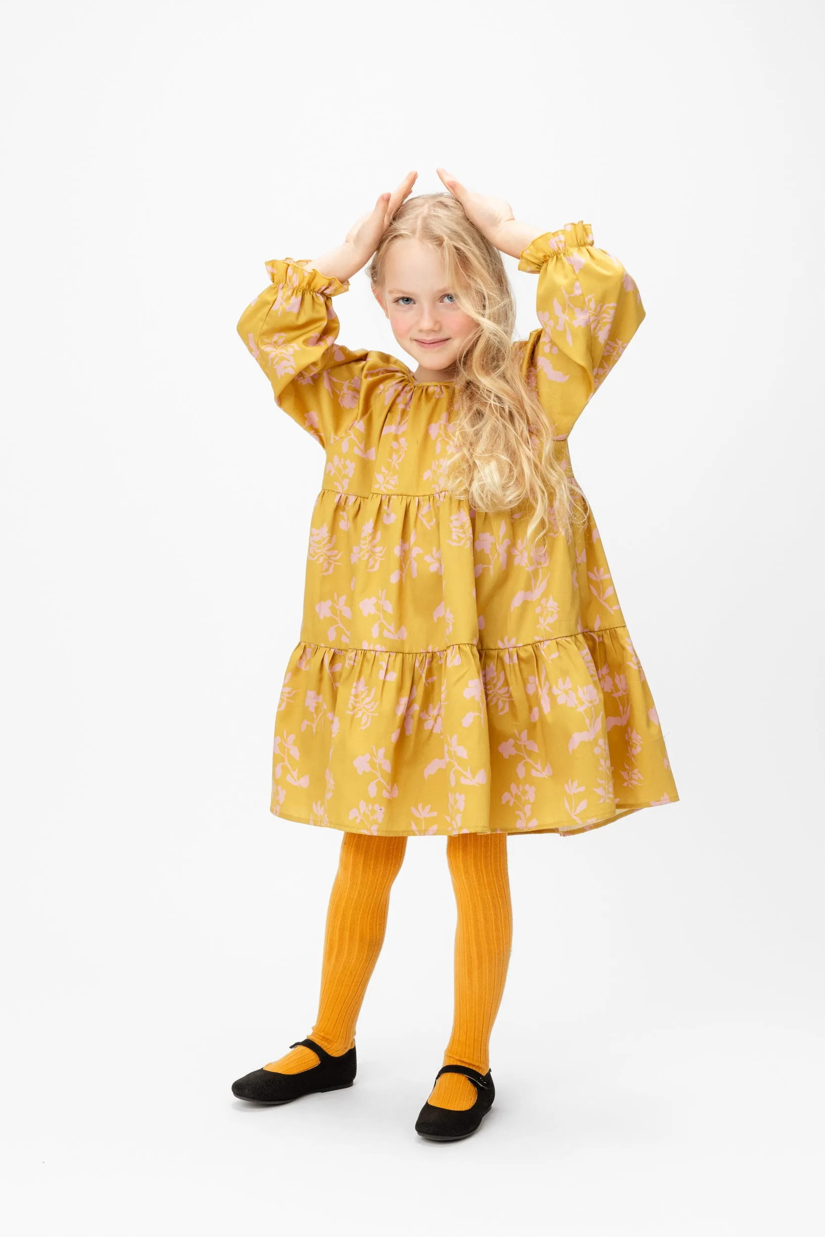 Cotton Dress Calendula, Yellow