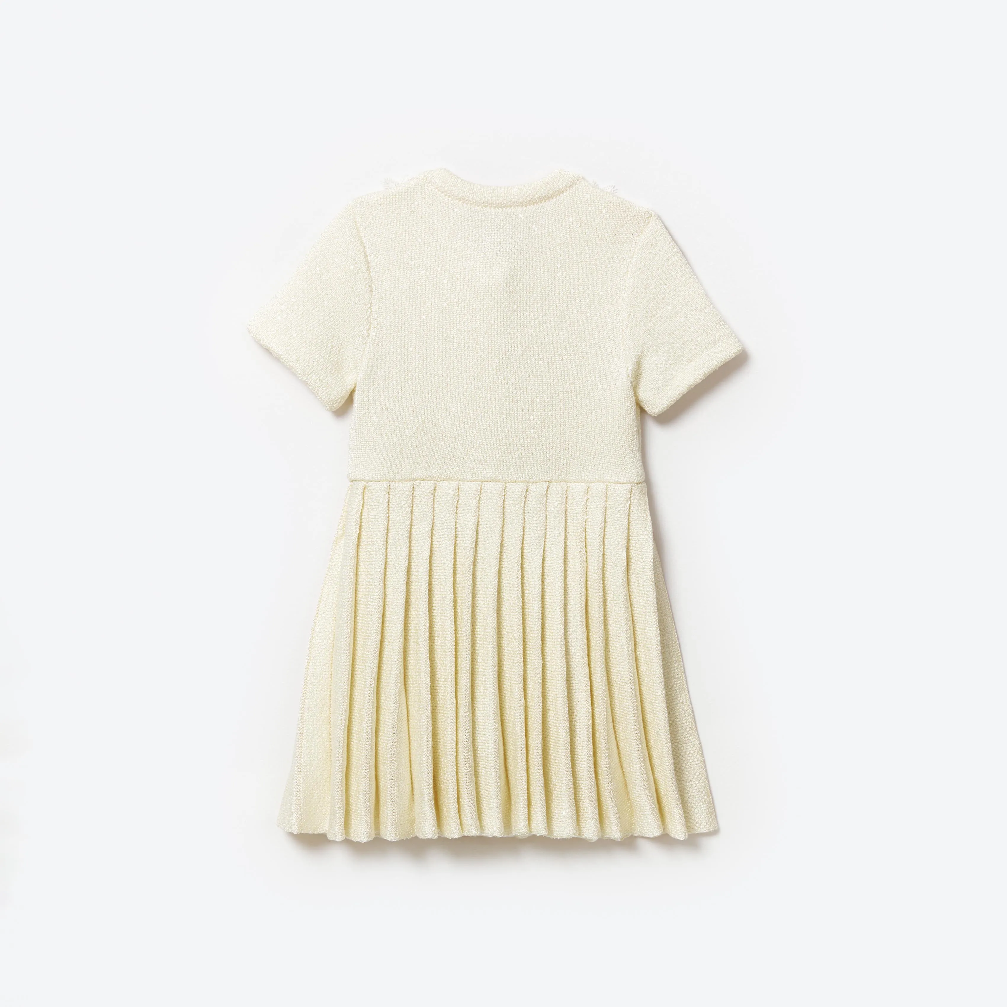 Cream Knit Mini Dress