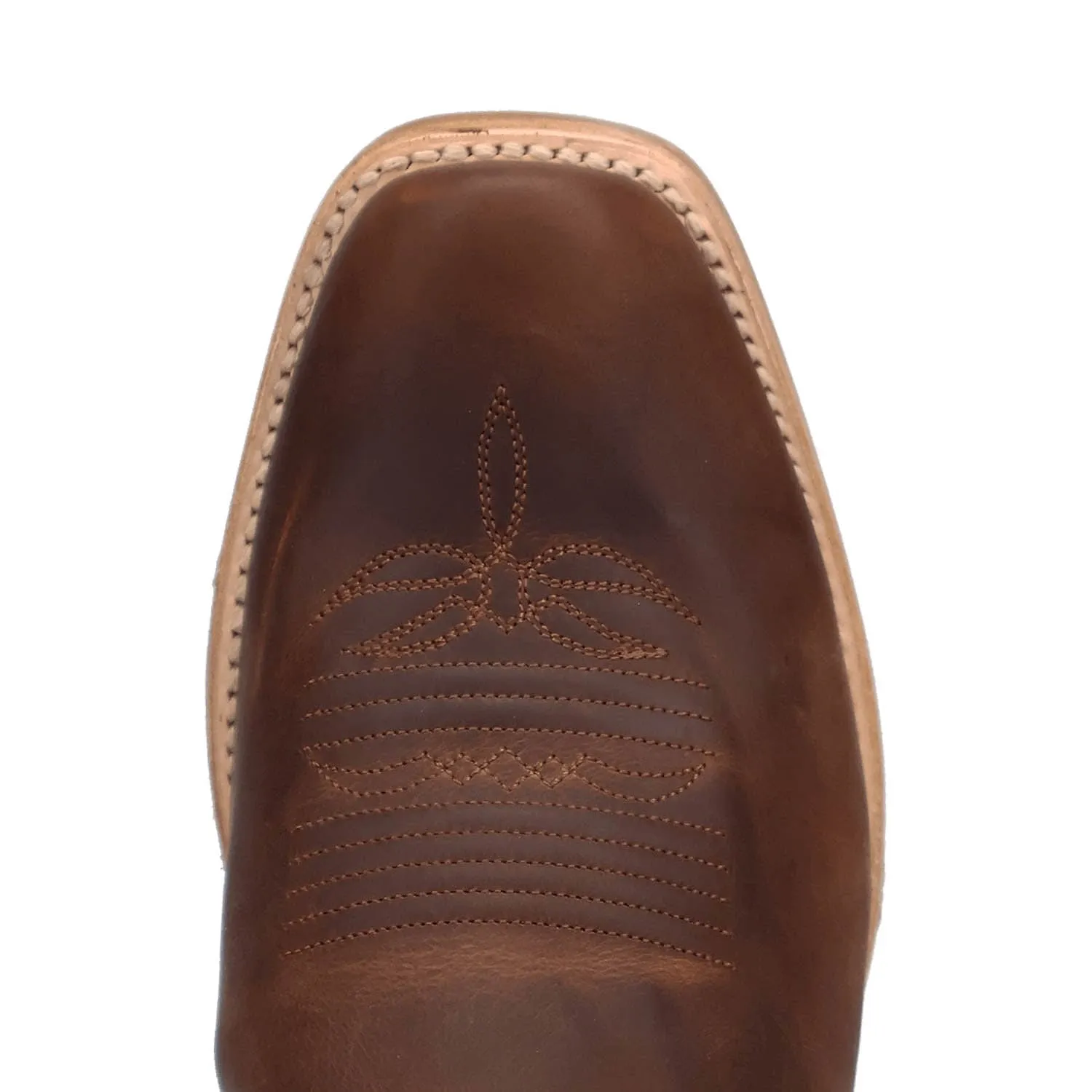 Dan Post Mens Bucky Tan/Blue Leather Cowboy Boots