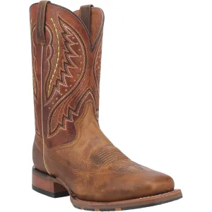 Dan Post Mens Dugan Brown Bison Leather Cowboy Boots 10.5 D