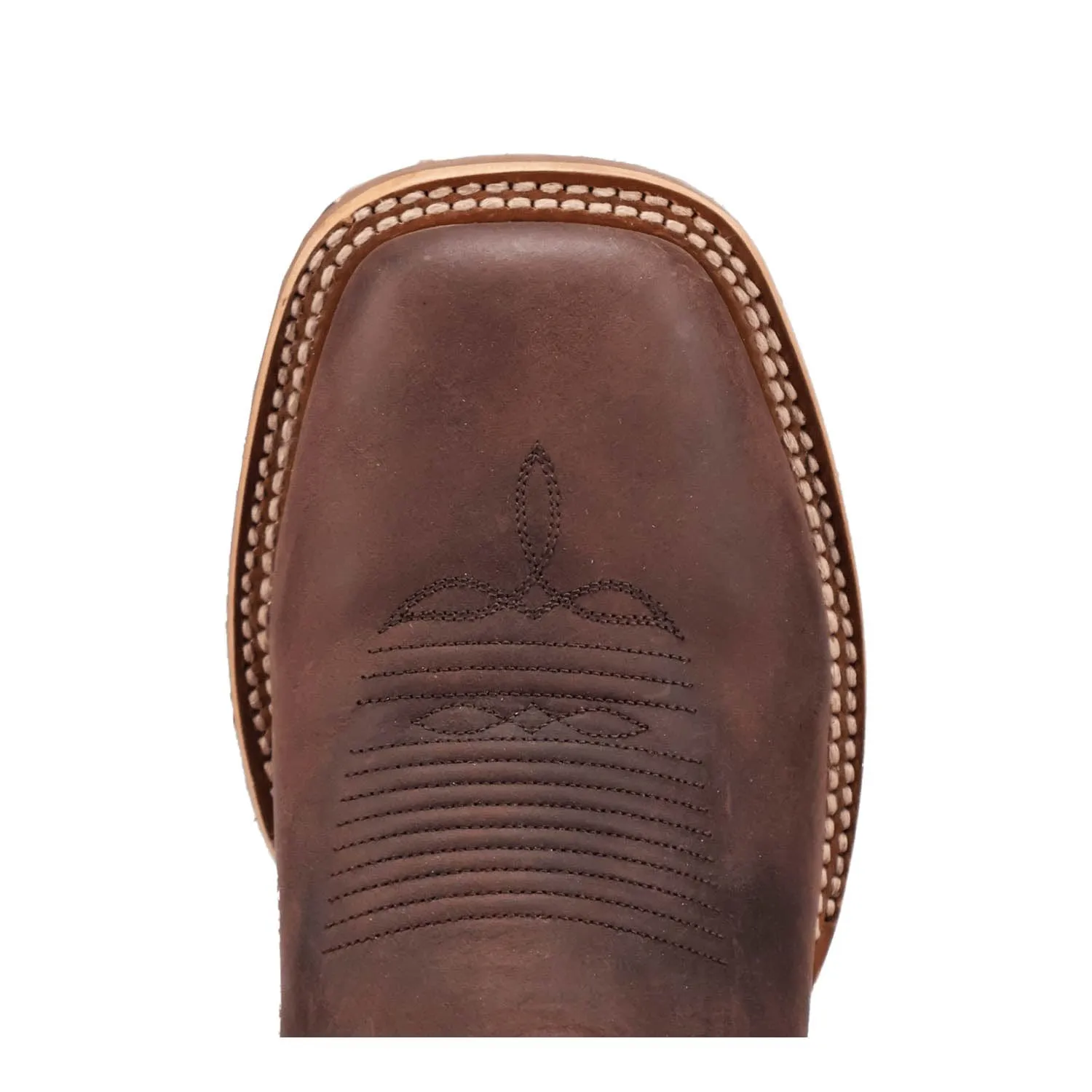 Dan Post Mens Jenks Brown/Green Leather Cowboy Boots 10 D
