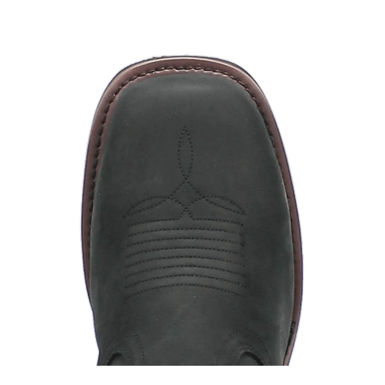 Dan Post Mens Las Cruces Waterproof Black Leather Work Boots