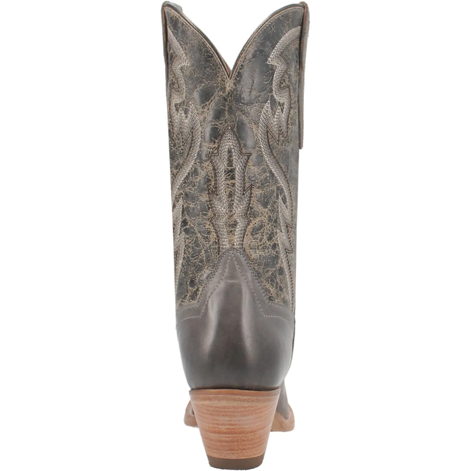 Dan Post Womens Tria Grey Leather Cowboy Boots 6 M