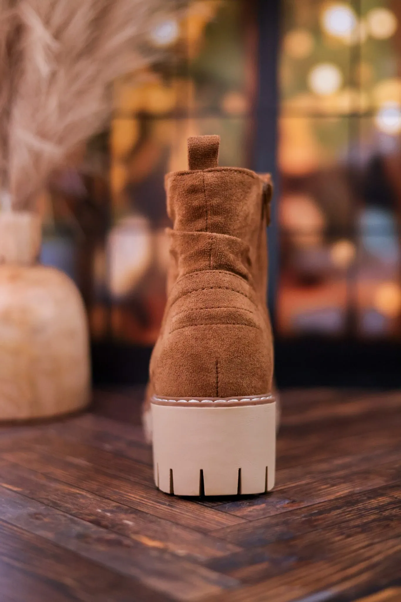 Dashing Slouched Ankle Boots in Tan FINAL SALE