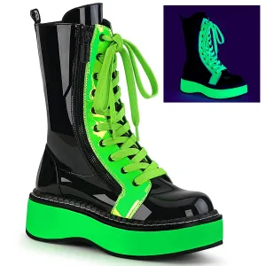DemoniaCult Emily 350 Womens Platform Calf Length Boots