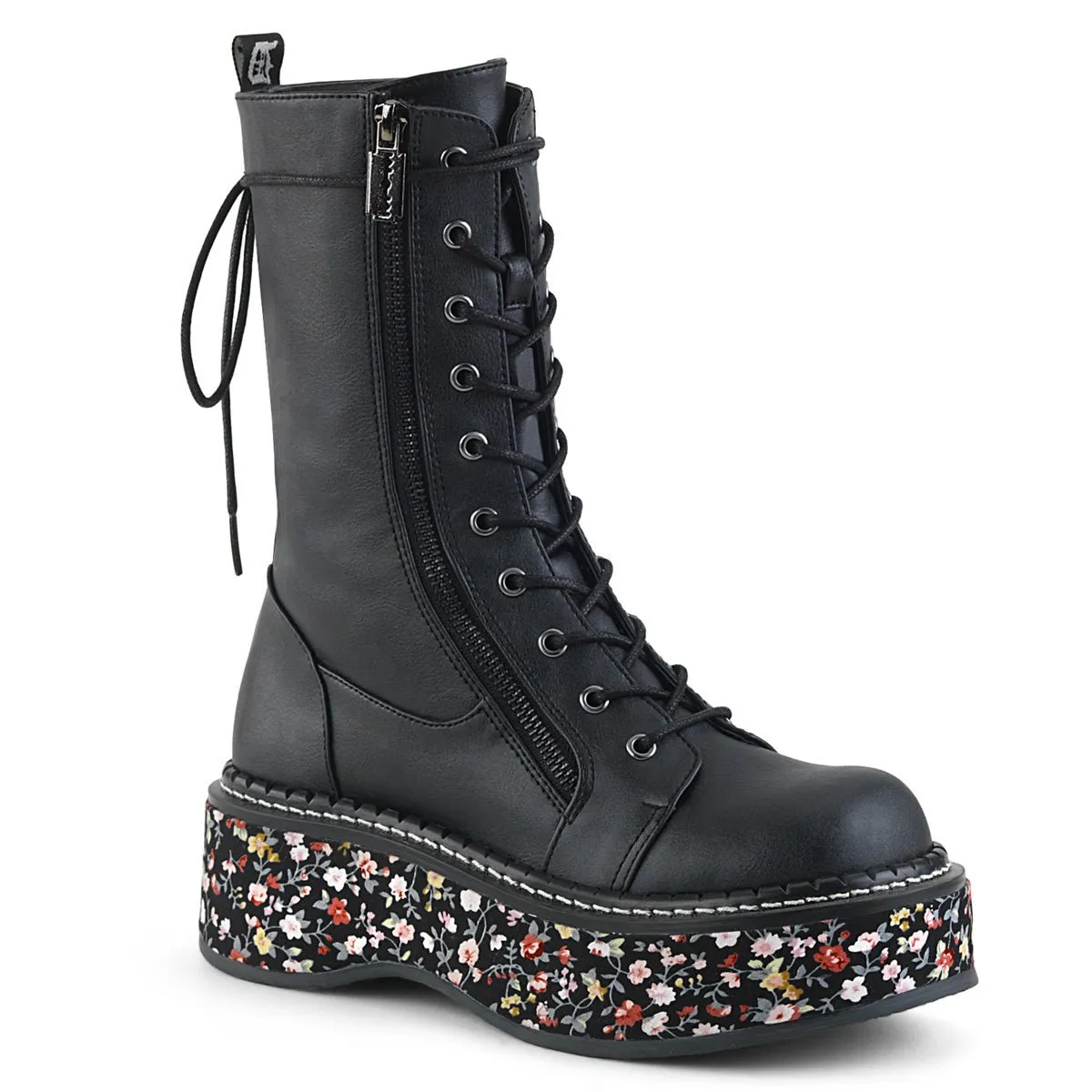 DemoniaCult Emily 350 Womens Platform Calf Length Boots