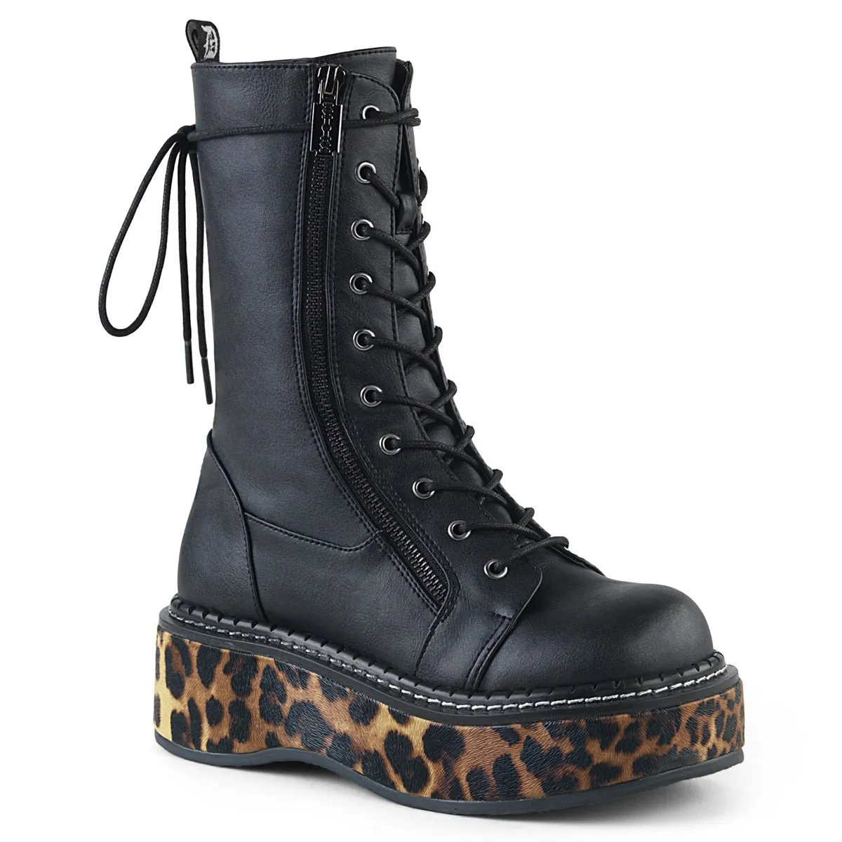 DemoniaCult Emily 350 Womens Platform Calf Length Boots