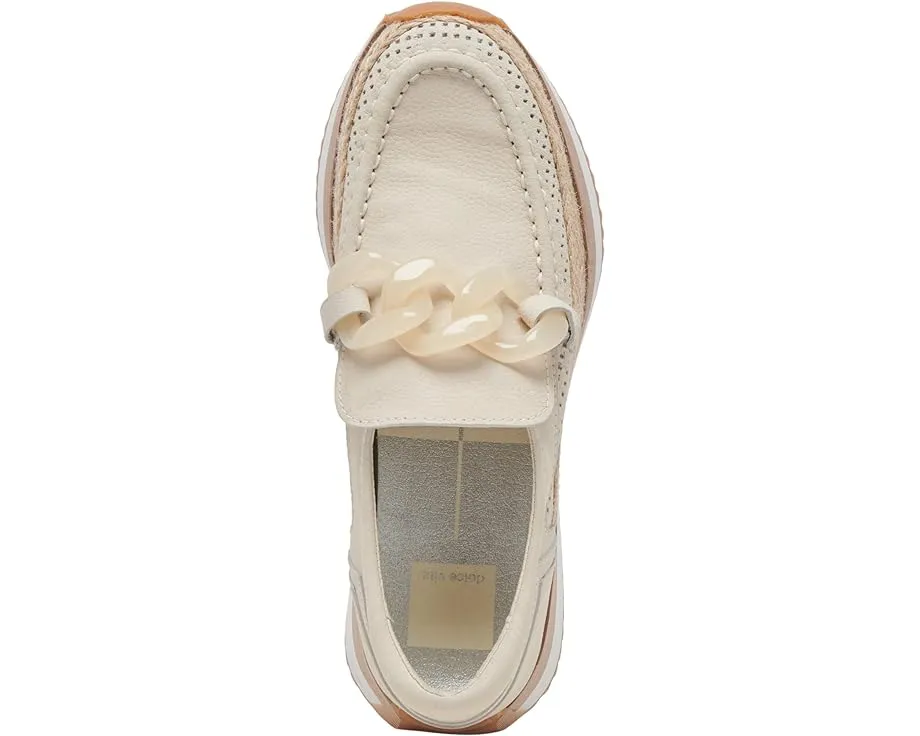 Dolce Vita Jadah Flats in Ivory Nubuck