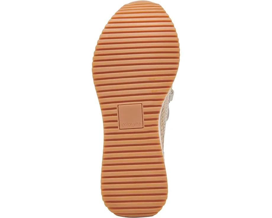 Dolce Vita Jadah Flats in Ivory Nubuck