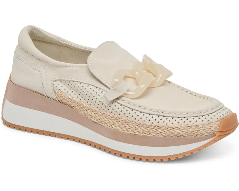 Dolce Vita Jadah Flats in Ivory Nubuck