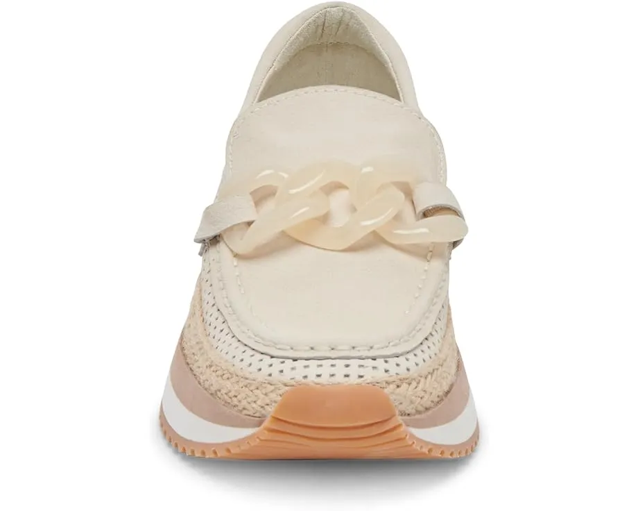 Dolce Vita Jadah Flats in Ivory Nubuck