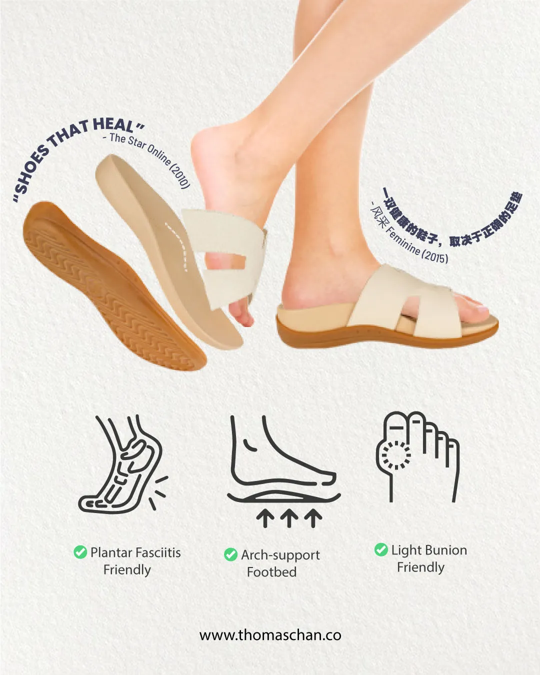 [EXTRA 20% off at cart] Charming Buckle Comfort Flat Sandals