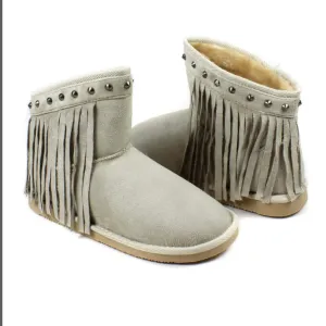 Faux Suede Boots