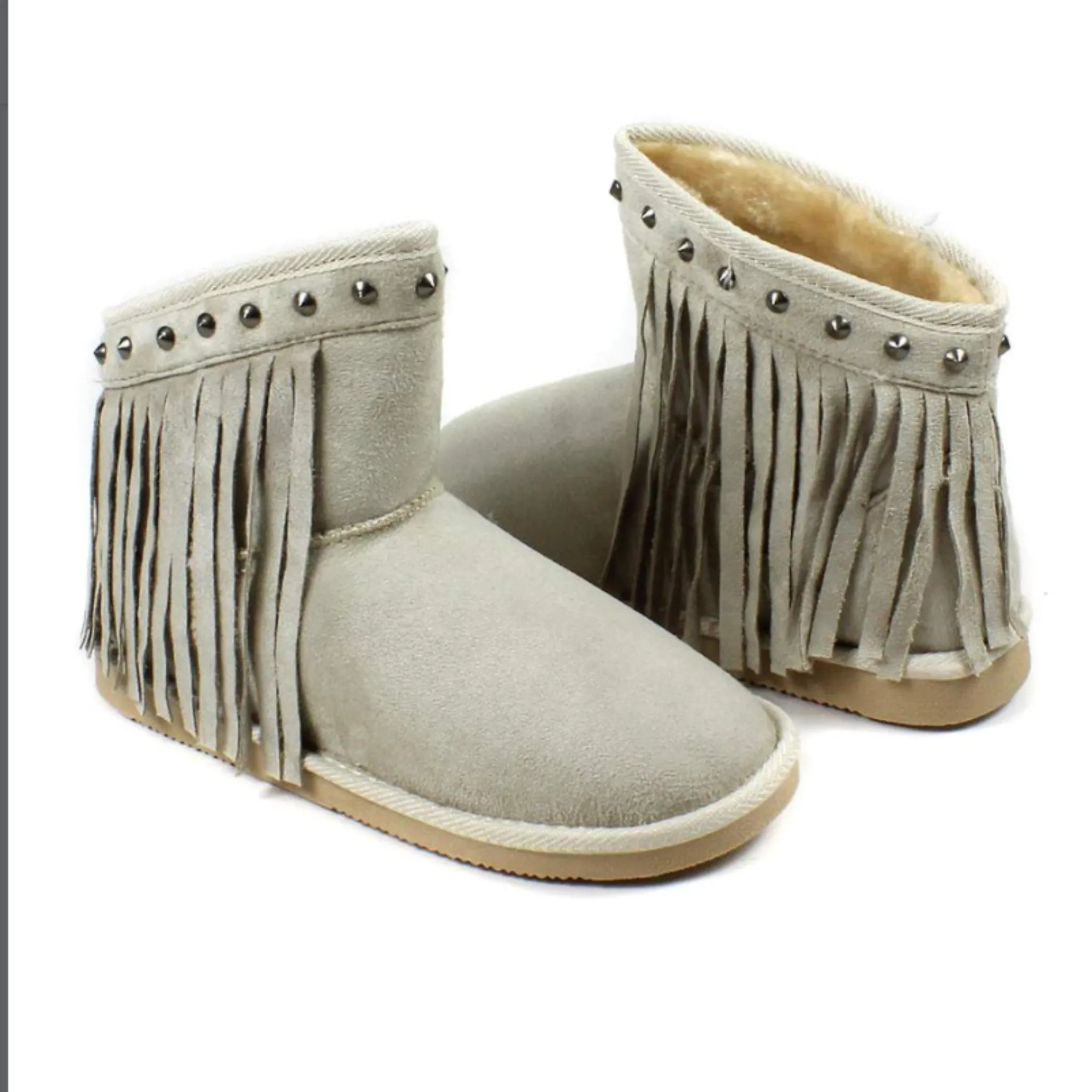 Faux Suede Boots