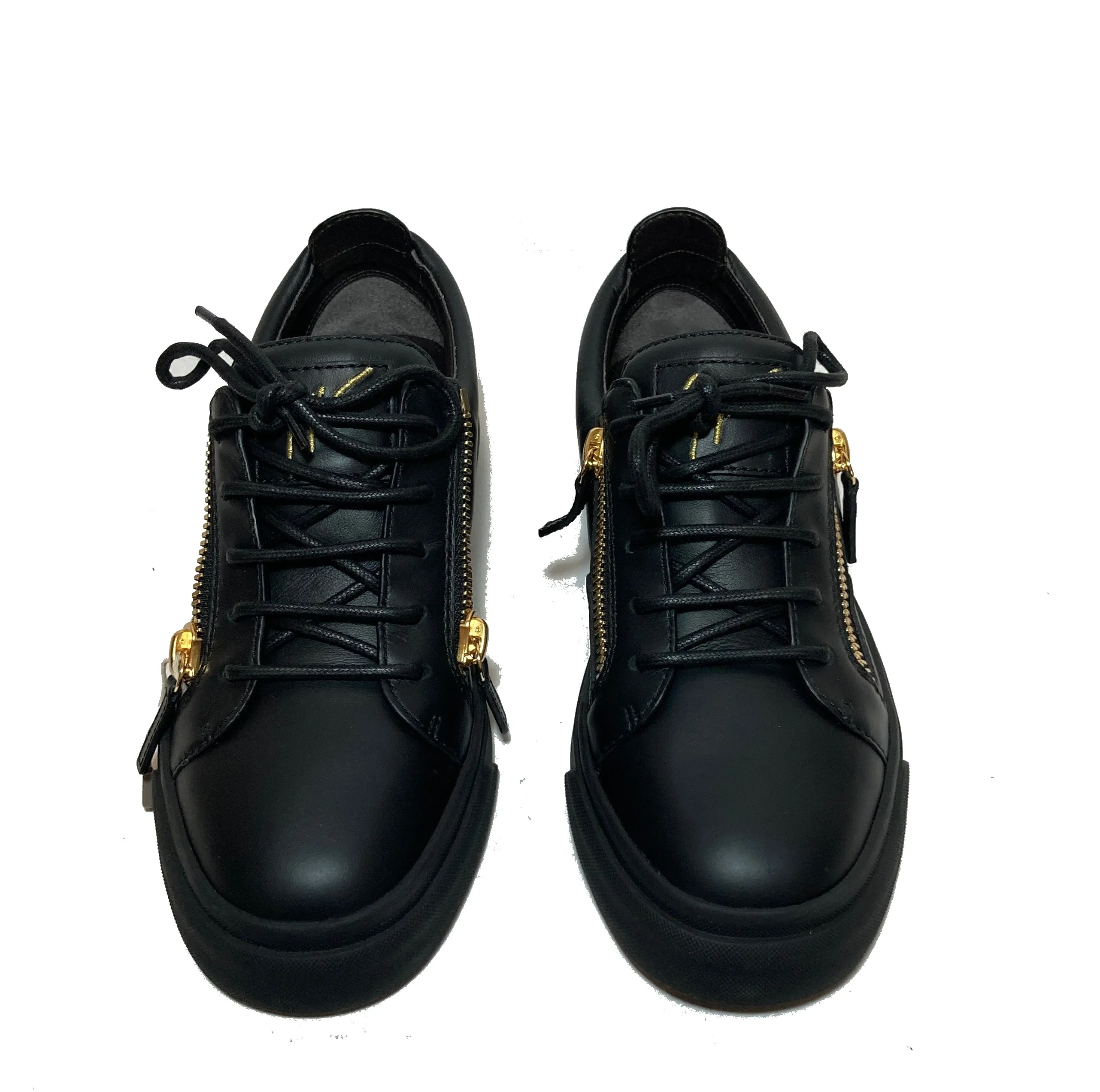 Giuseppe Zanotti Black Leather Sneakers | Brand New |