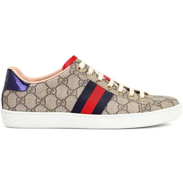 Gucci GG Supreme Canvas Web Sneakers