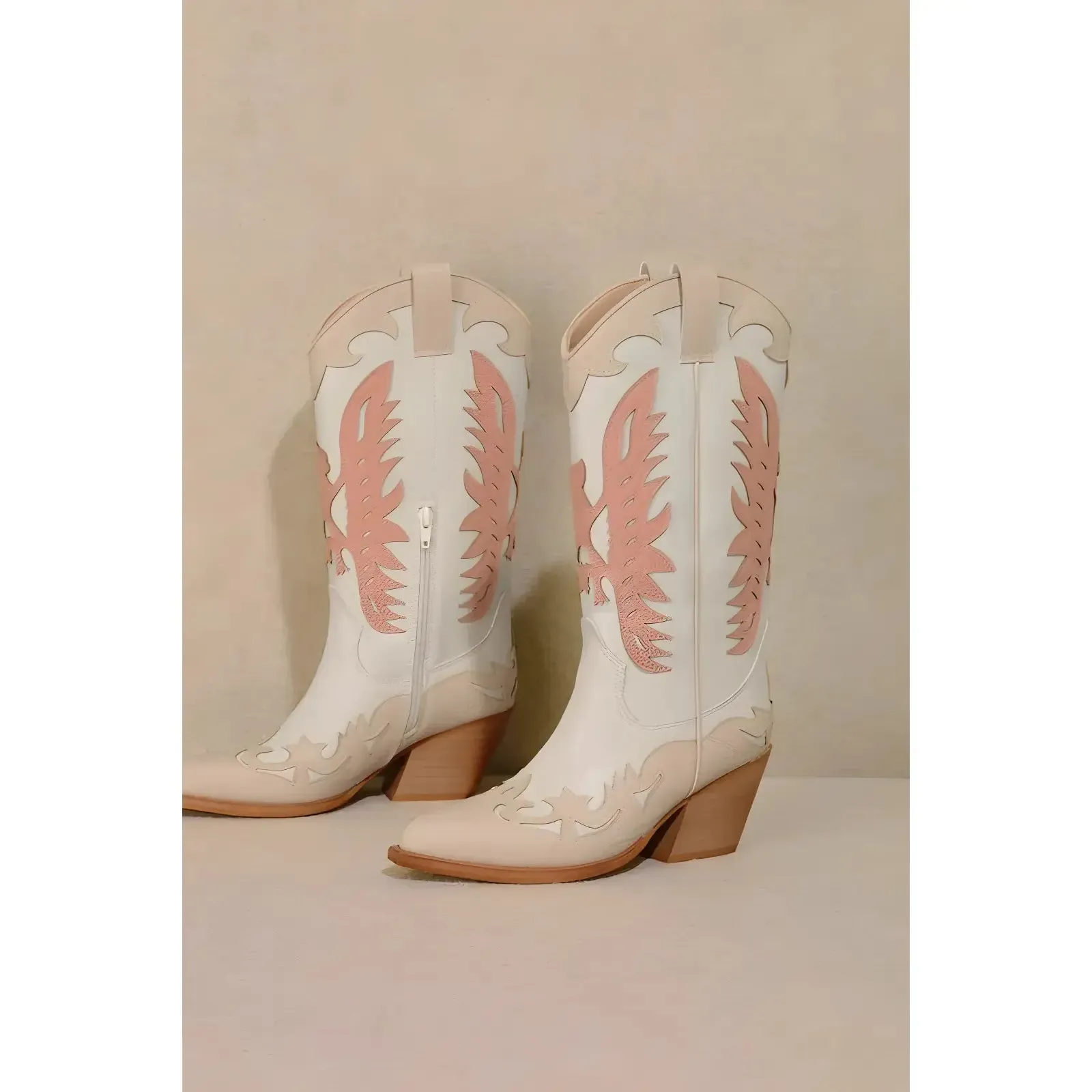 Idaly Mid-Calf Cowgirl Boots