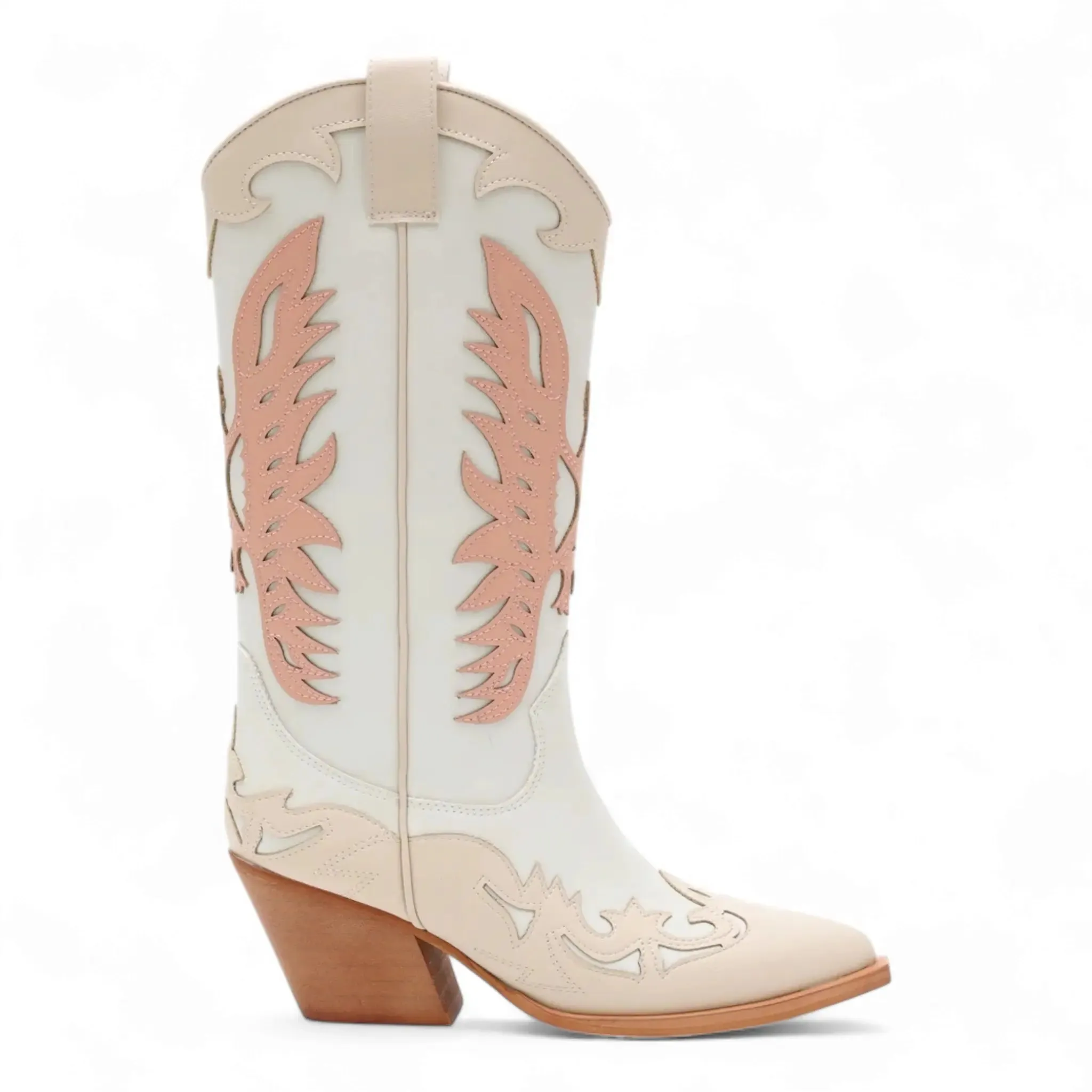 Idaly Mid-Calf Cowgirl Boots