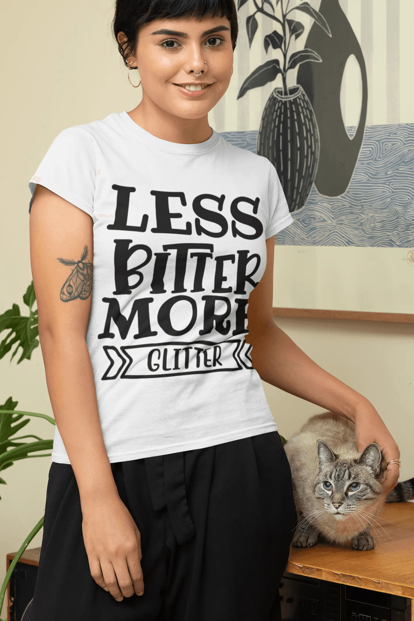 Less Bitter More - Glitter T-shirt