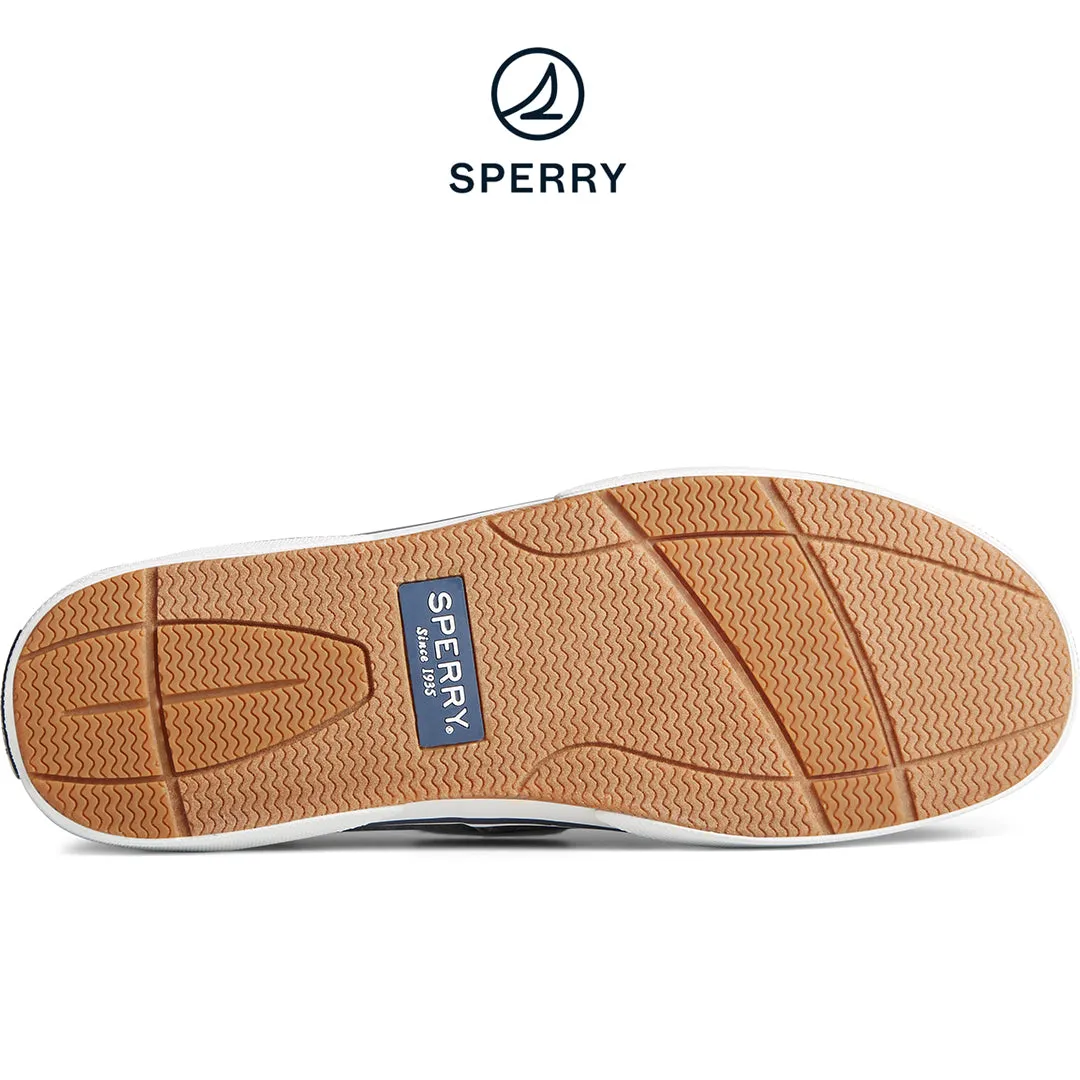 Men's Halyard 2-Eye Saltwashed Sneaker Navy (STS23584)