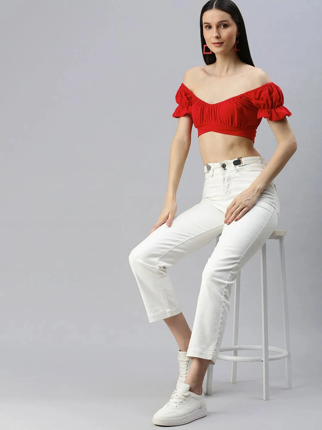 Metallic Magic Crop Top