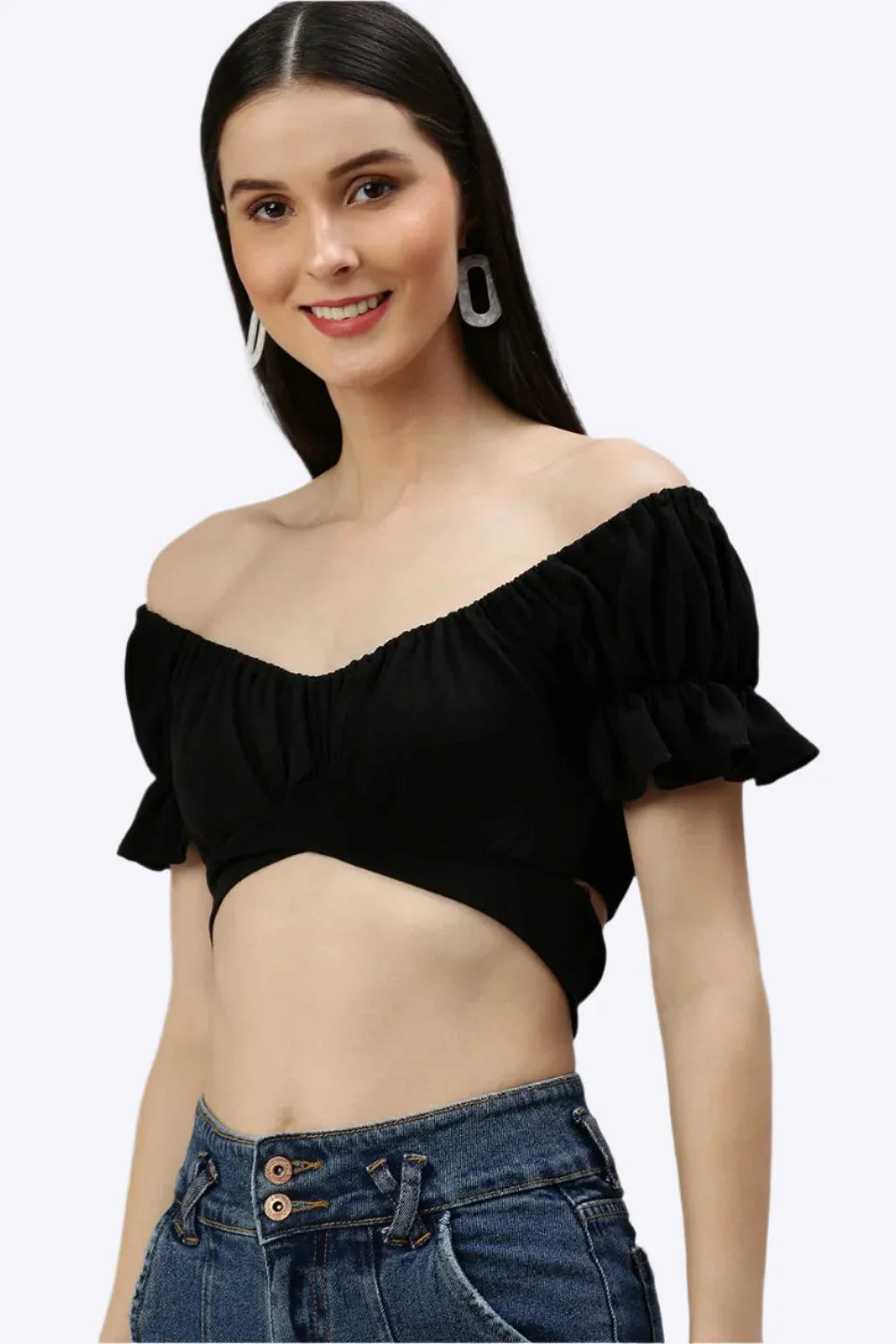 Metallic Magic Crop Top