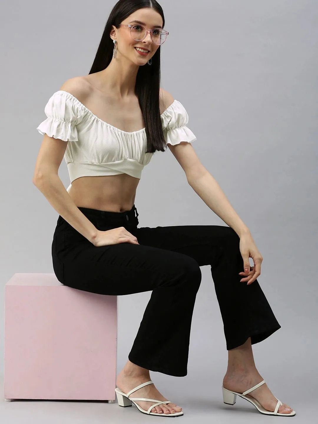 Metallic Magic Crop Top