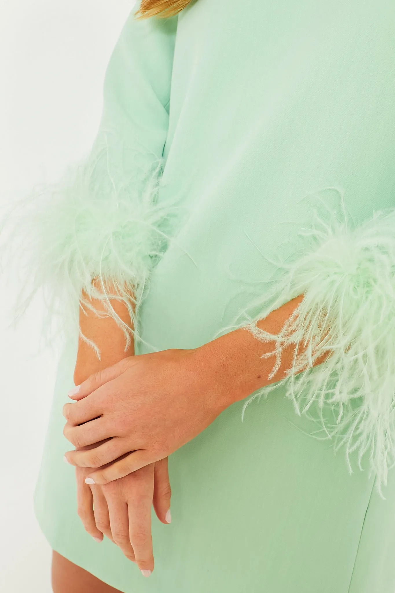 Mint Feather Mod Ellie Dress
