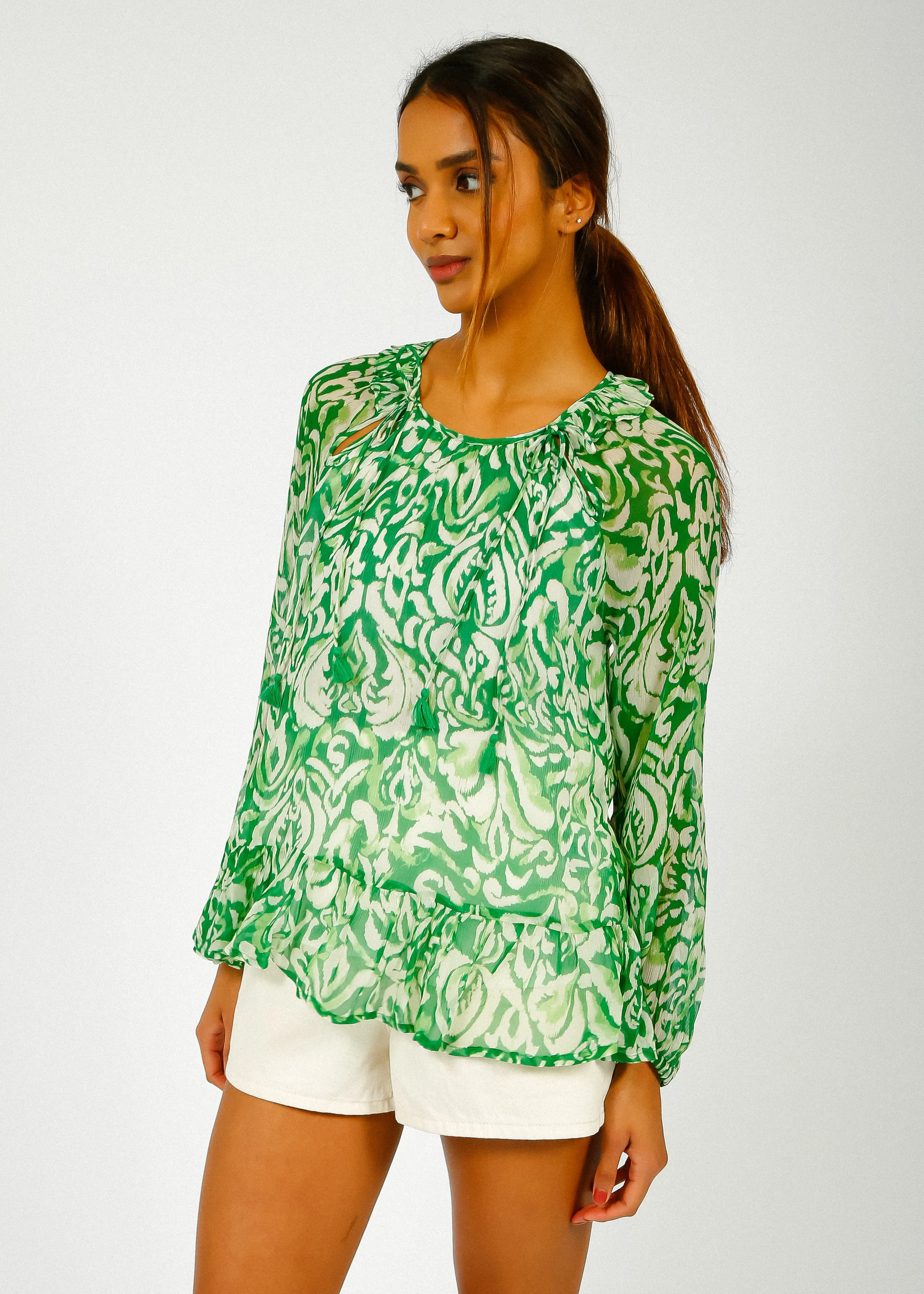 MOLIIN Danielle Top in Irish Green