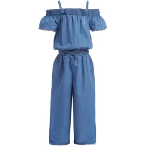 Nautica Girls' Long Leg Jumpsuit