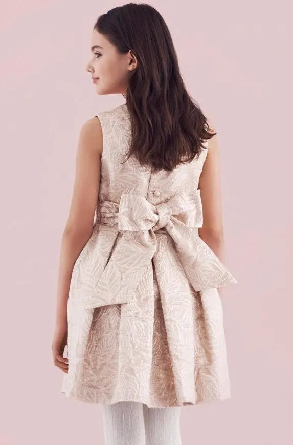 Oscar de la Renta Jacquard Party Dress