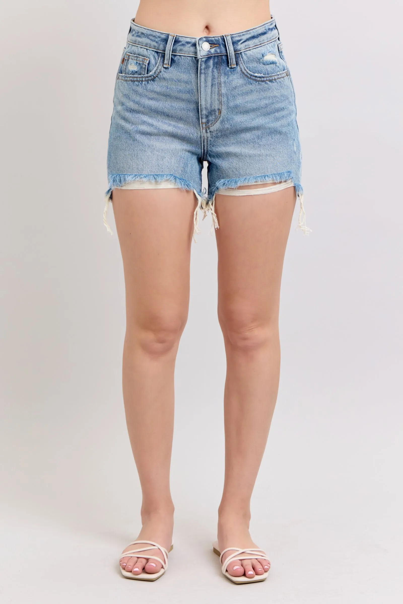 Rigid Magic Cut-Off Denim Shorts